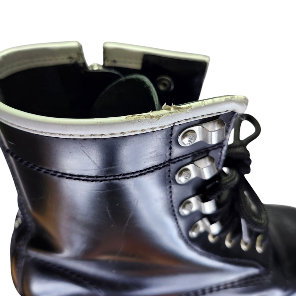 Dr. Martens 1460 Lace and Zipper Leather Boots (6USM) - Picture 13 of 14